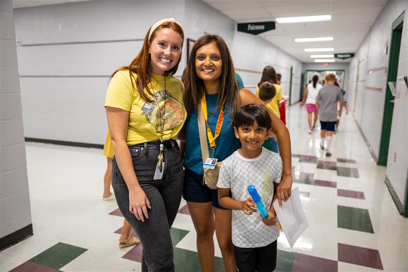 People enjoy back to school night
